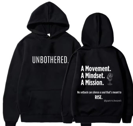 Black Unbothered Hoodie
